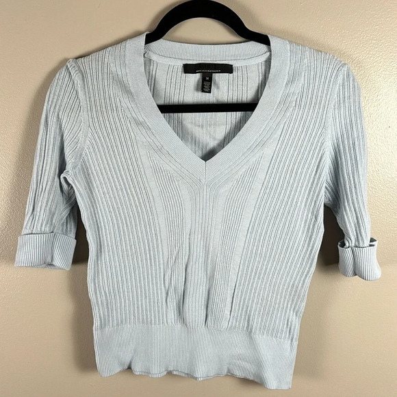 White House Black Market Quarter Sleeve Blouse - Picture 1 of 8